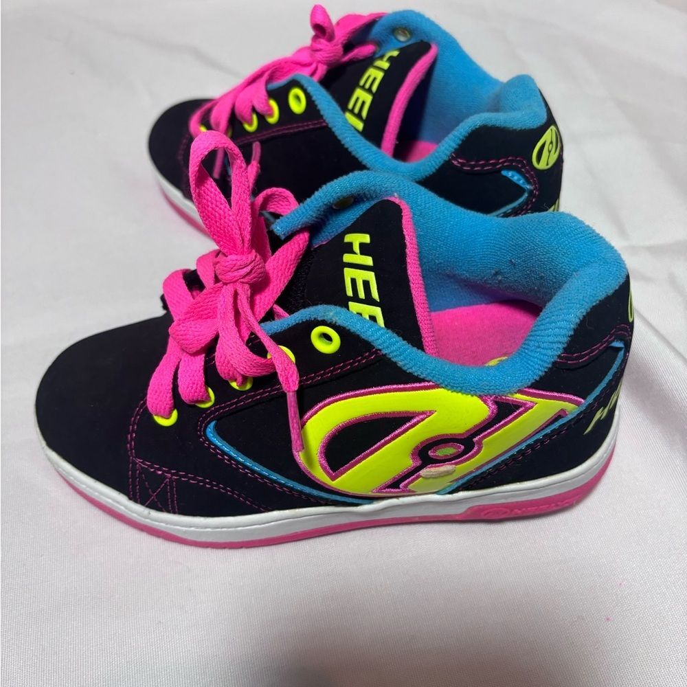Heelys Black/Neon Multi Youth Shoes — Size 2